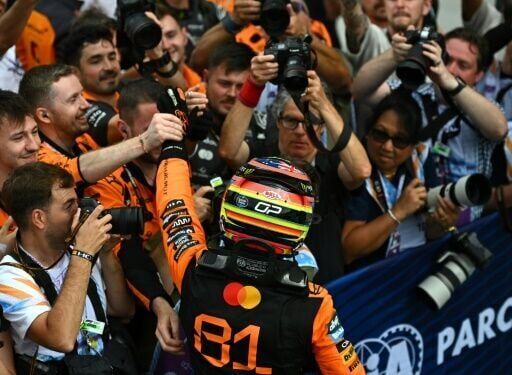 Three in a row Piastri wins in Miami to lead McLaren one-two